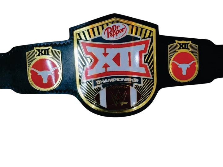 Texas Longhorns National Big XII Champion Championship Belt Title Belts Nation
