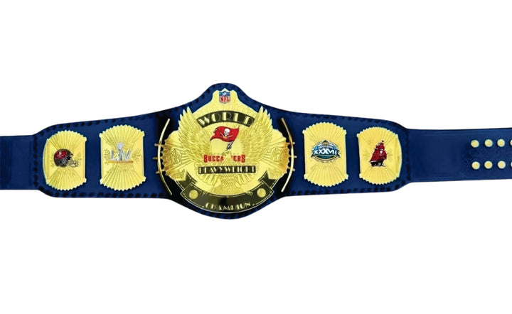 Tampa Bay Buccaneers Legacy TitileChampionship Belt Blue Strap Title Belts Nation
