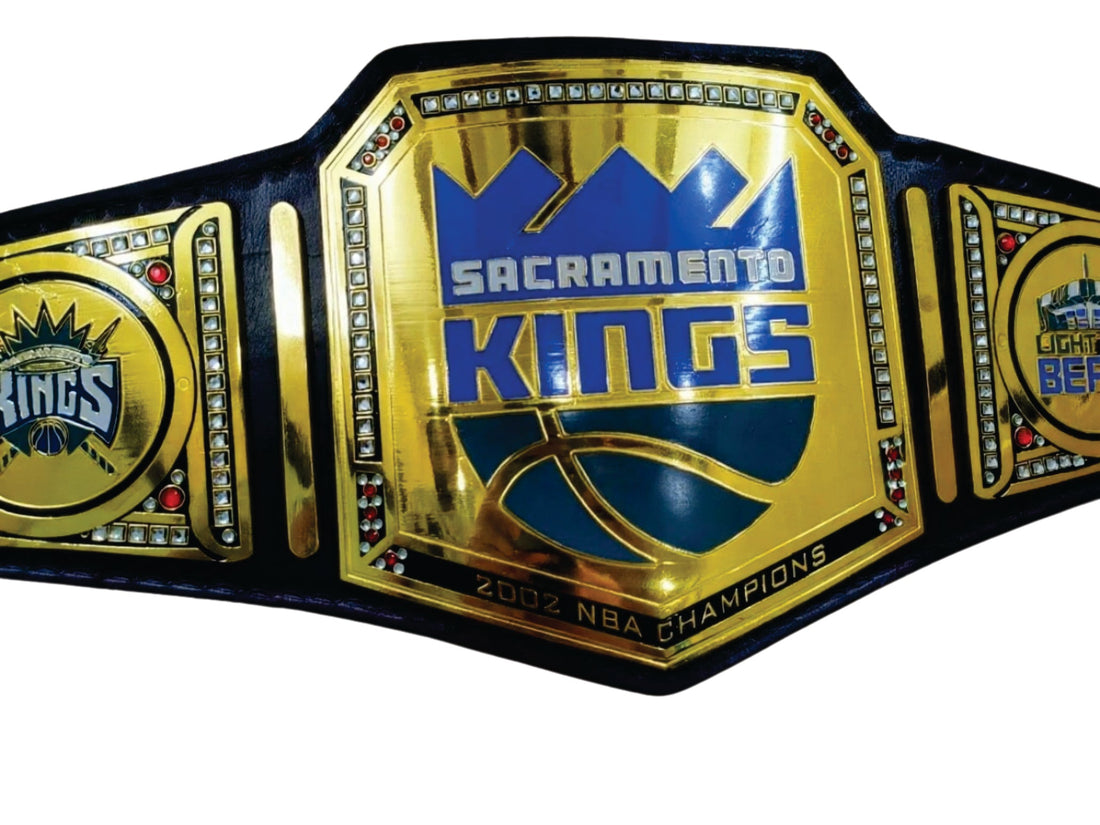 Sacramento Kings NBA Legacy Titile Championship Belt Title Belts Nation
