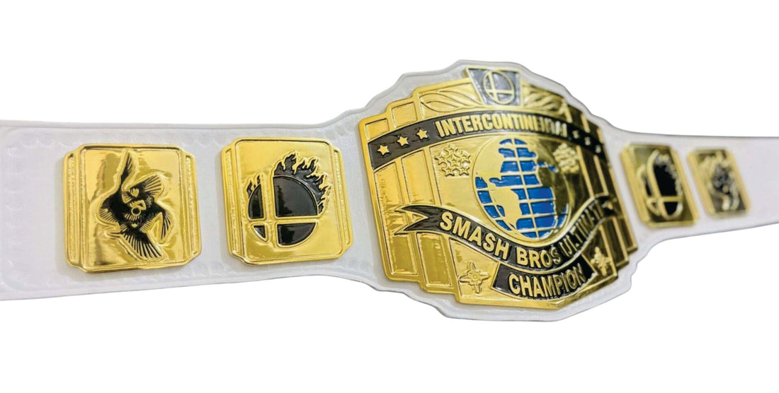 Big Gold King of the Island Submission Fighting Custom Custom Championship Wrestling Belt Title Belts Nation
