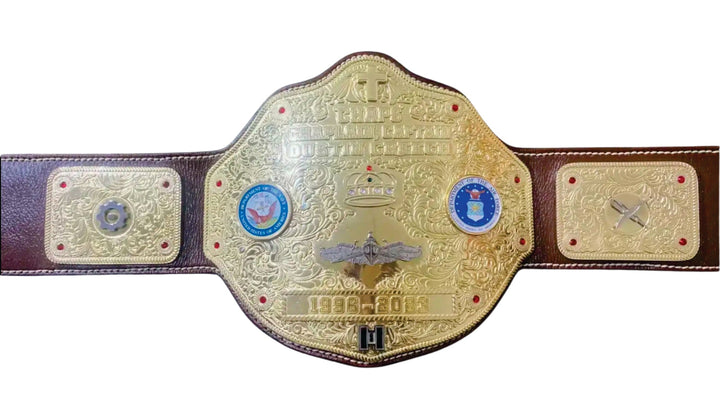 Big Gold Chaps'Chaplain Custom Championship Wrestling Belt Title Belts Nation
