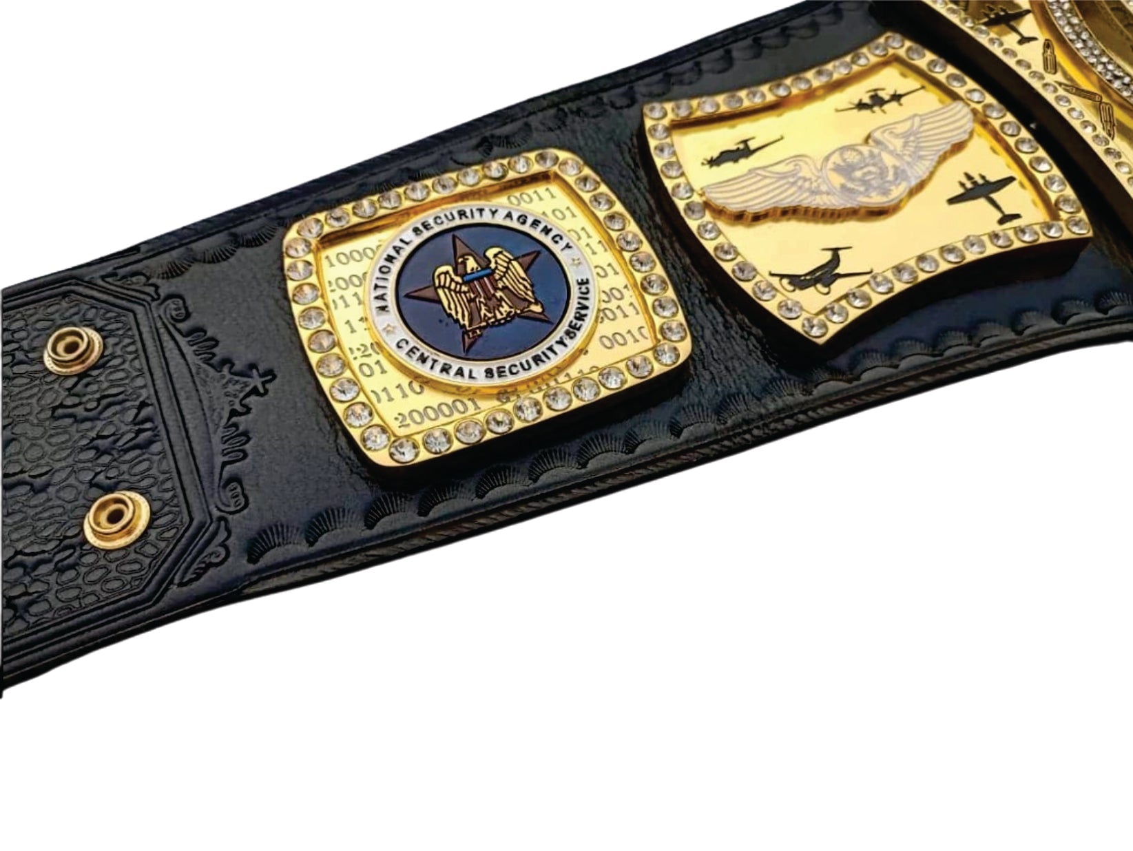 MSGT AIR Force 2004 - 2024 Custom Championship Belt Title Belts Nation