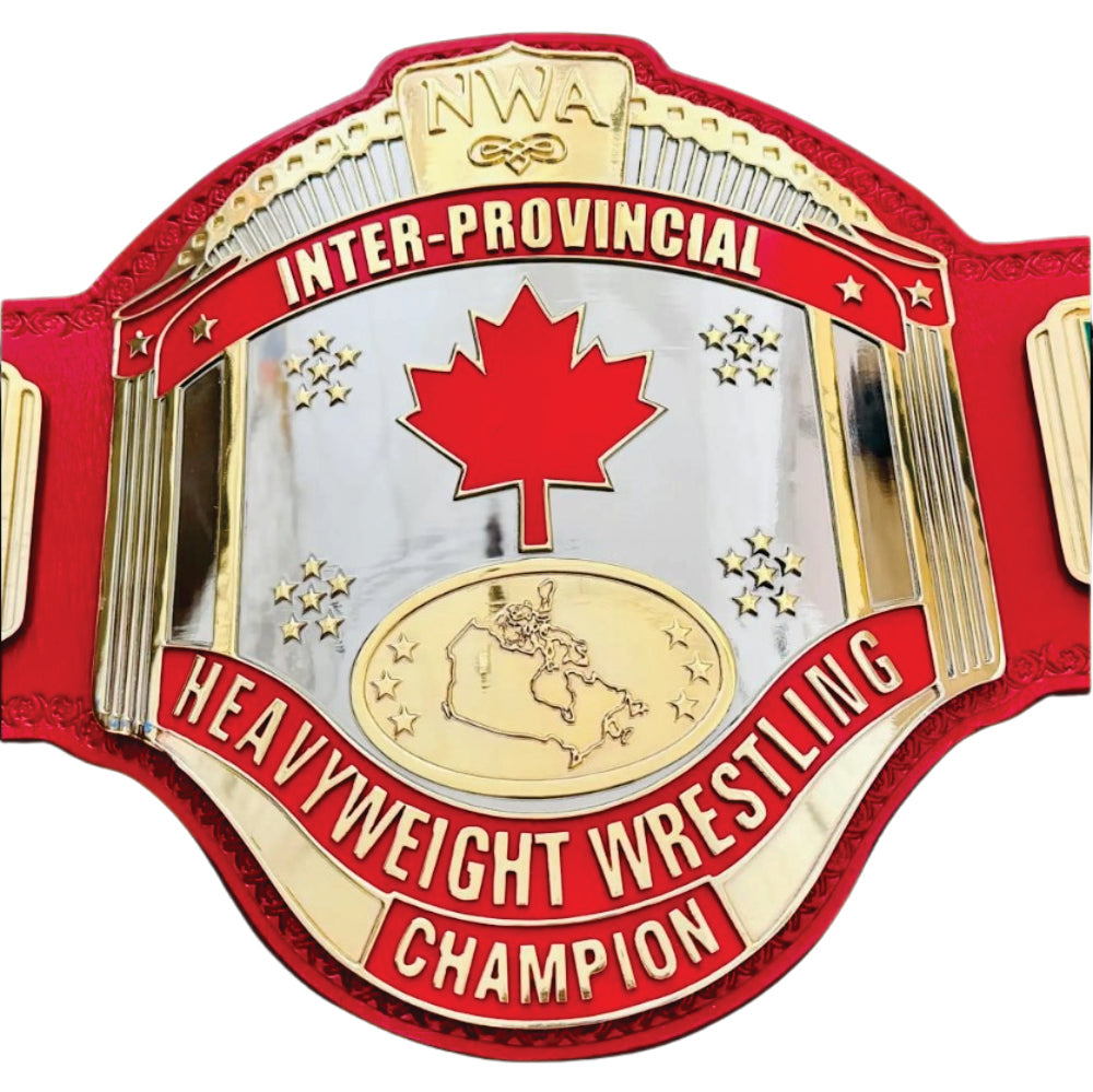 Inter-Provincial Heavyweight Wrestling Champion Championship Belt Title Belts Nation