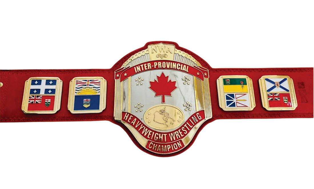 Inter-Provincial Heavyweight Wrestling Champion Championship Belt Title Belts Nation