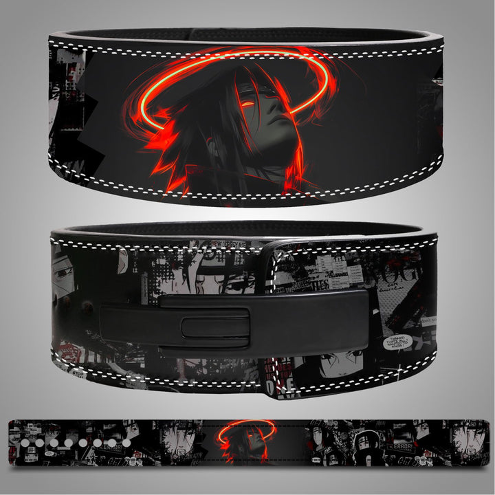 Sasuke Uchiha Anime Weightlifting Belt