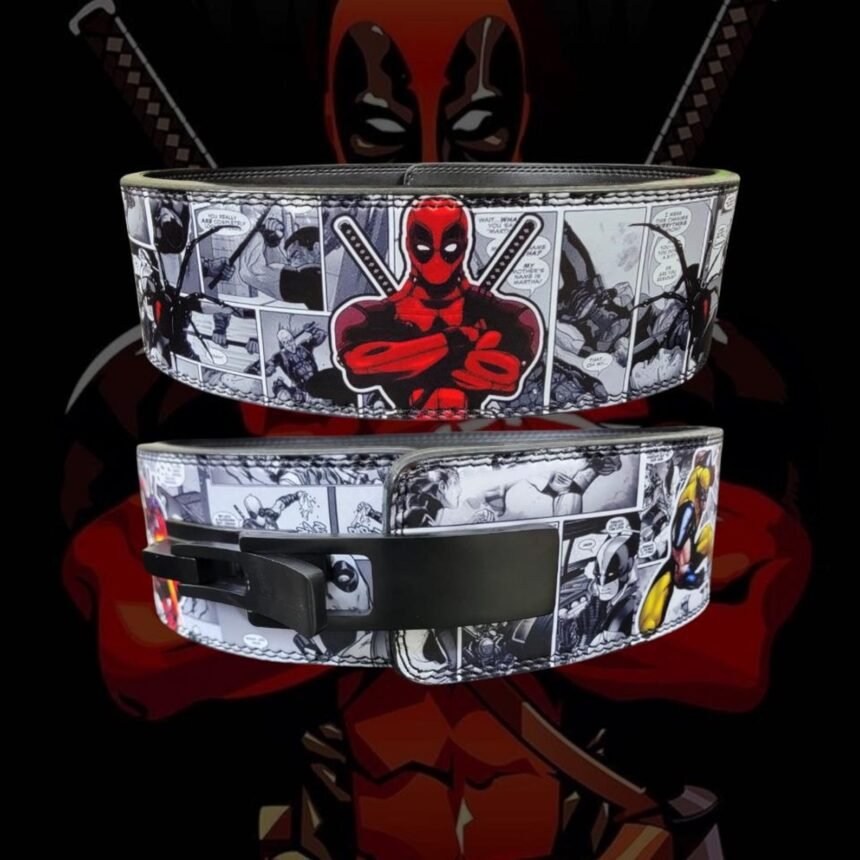 Deadpool Lever Lifting Belt Leather