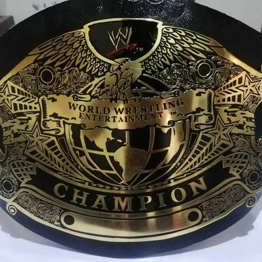 WWE UNDISPUTED Brass 24k Gold Championship Belt