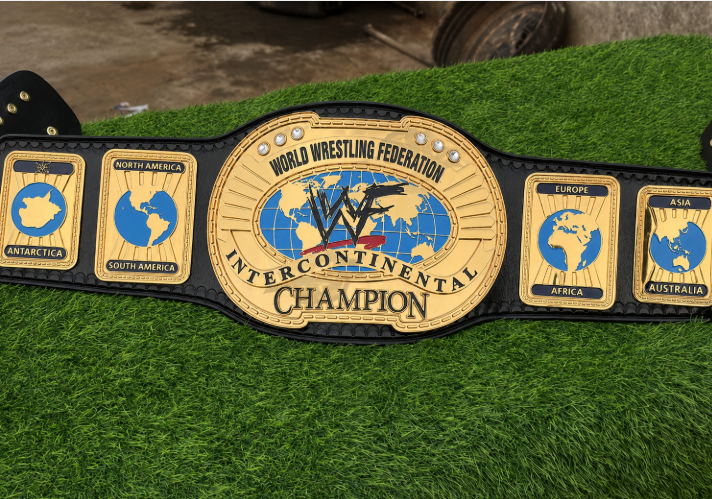 WWF Intercontinental Wrestling Championship Belts
