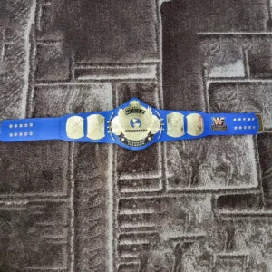 WWF Winged Eagle Purple Brass 24k Gold Championship Title Belt
