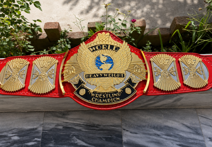Winged Eagle Wrestling Championship Belts