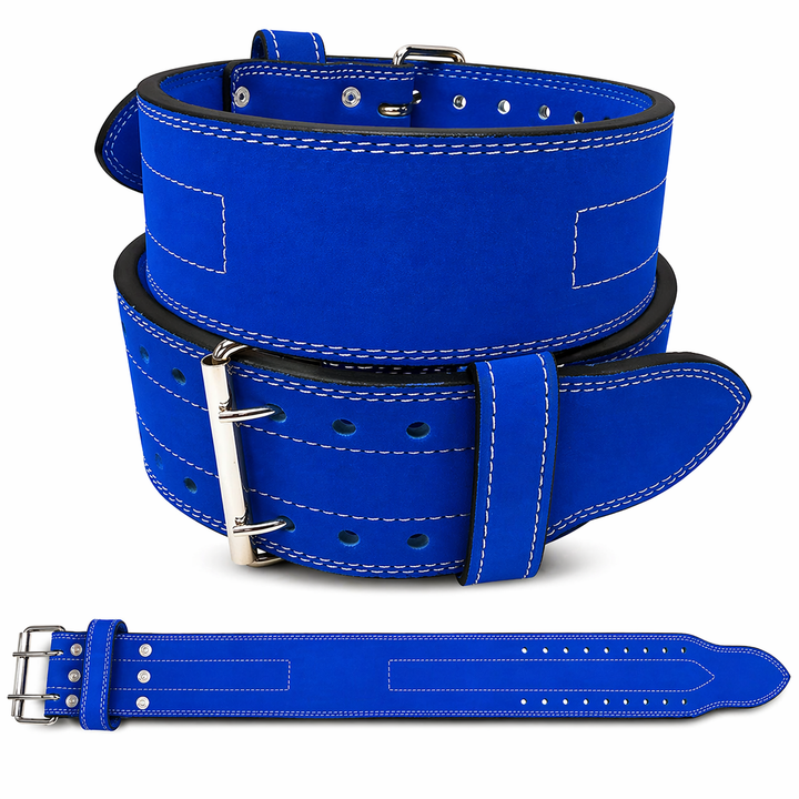10mm Double Prong Workout Belts  Blue
