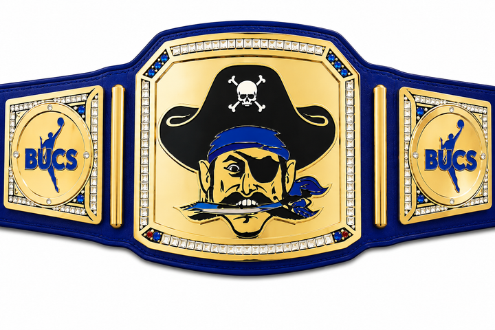 New Custom Oswego basketball championship belt Cow Hide Leather Strap