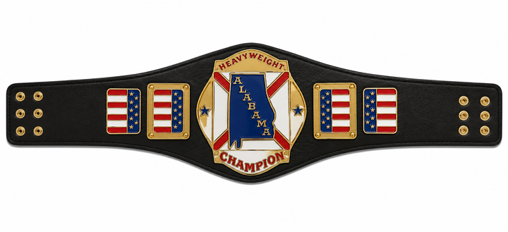 ALABAMA Heavyweight Championship Title Belt Replica