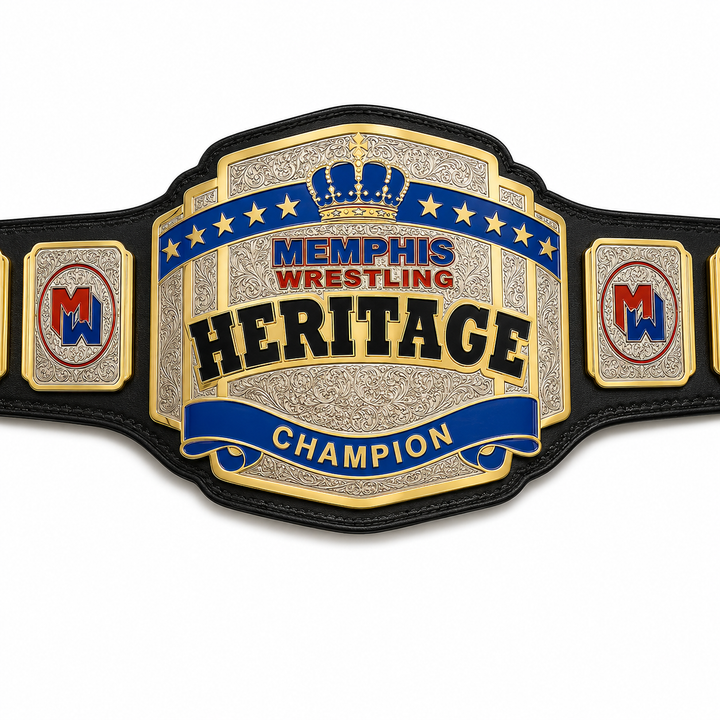 Memphis HERTAGE Championship Belt 2mm  4mm zinc plate