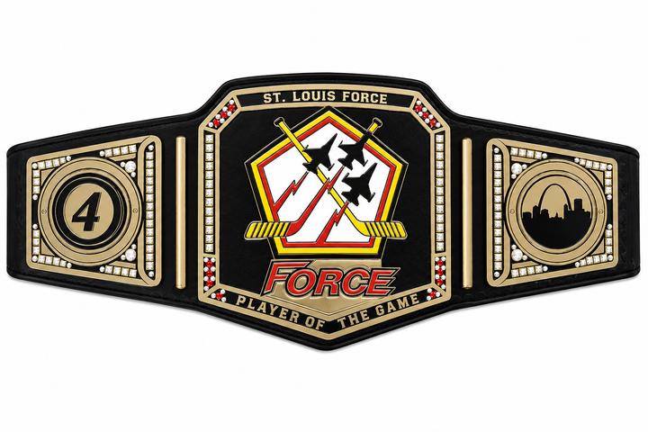 Custom SL Force Belt Create Championship Title With Your Design in Brasszinc
