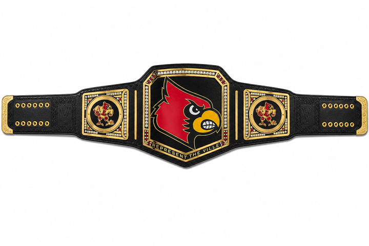 New Louisville Cardinals Legacy Championship Belt 4mm