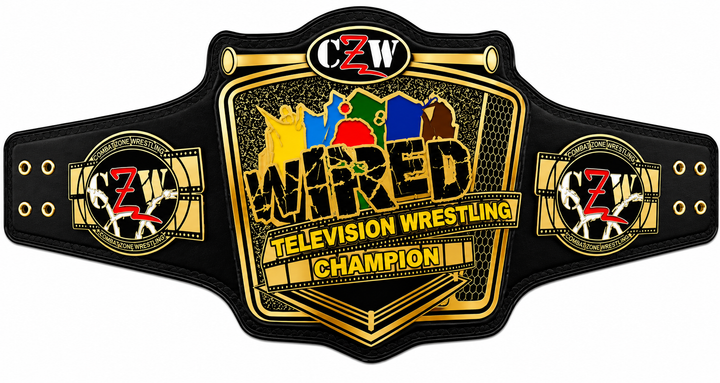 CZW Wired Television Heavyweight wrestling CHAMPIONSHIP BELT ADULT SIZE 2mm