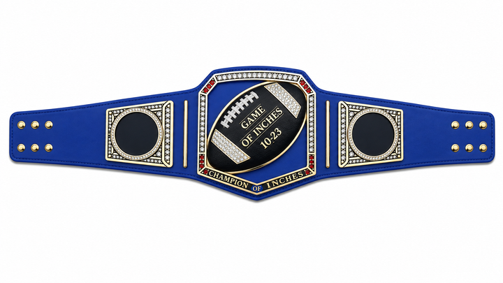New Customise Game Of Inches Championship Belt Adult Size