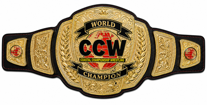 New Customise CCW Costal Championship Wrestling Belt Adult Size