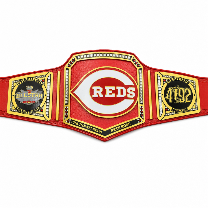 New Customise Cincinnati Red Football Championship Title Belt Adult Size