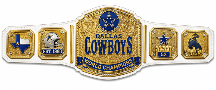 New Customise Dallas Cowboys Championship Belt Adult Size