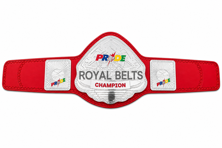 Pride Heavyweight Wrestling Championship Title Belt Adult Size Brass Plated