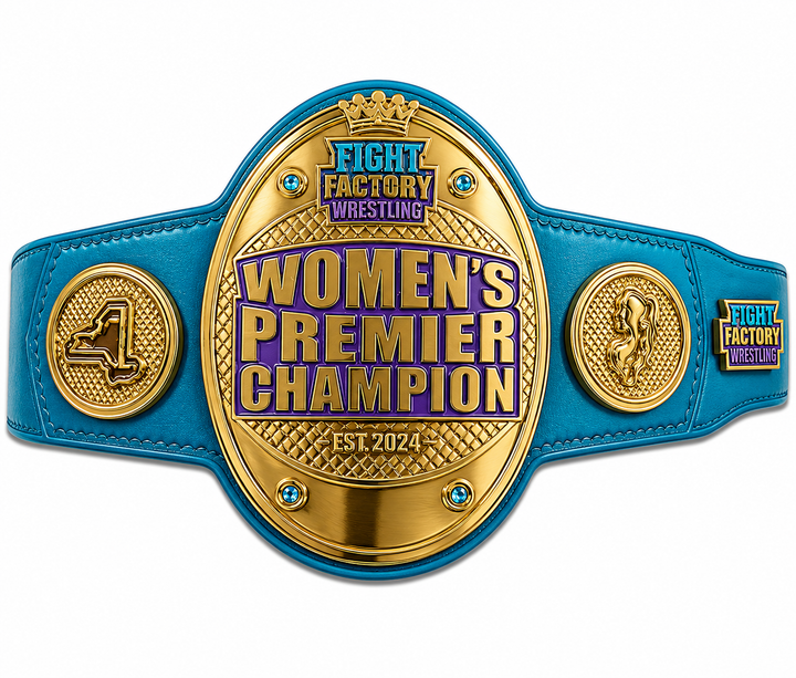 New Customise FIGHT FACTORY WOMENS PREMIER CHAMPION Belt