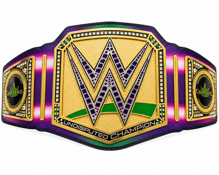 WWE Crown Jewel Undisputed Championship Replica Belt  Purple Edition
