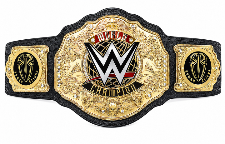 New Heavyweight Championship Belt Wrestling Replica Title 2mm Brass Adult Roman