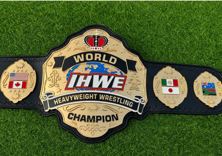 IHWE World Heavyweight Championship Title HD CNC Belt