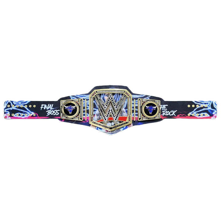 The Rock Custom Undisputed World Wrestling Championship Belt