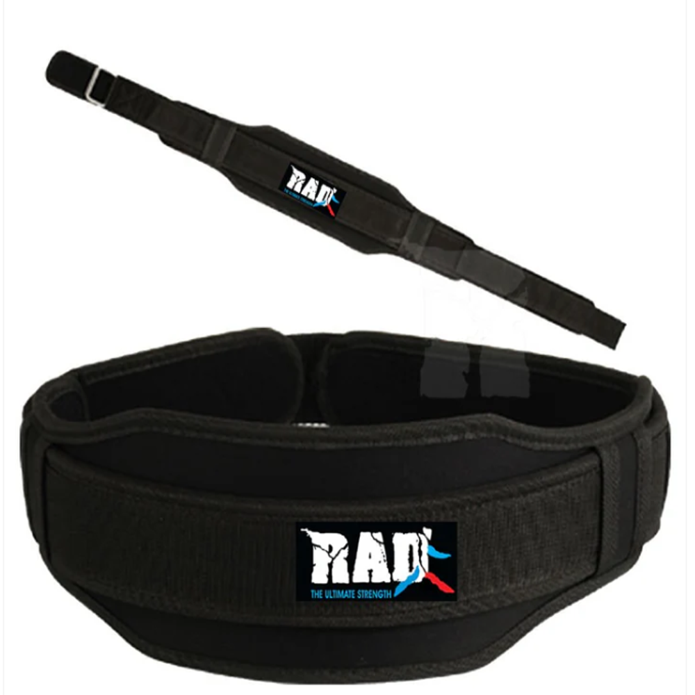 RAD Ultimate Strength RAD Gym Weight Lifting Neoprene 5 Inch Belt Back Lumbar Support Fitness Exercise Bodybuilding