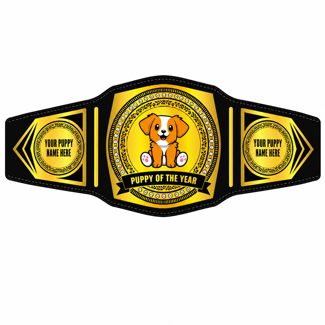 Custom Dog Gift Champion Belt