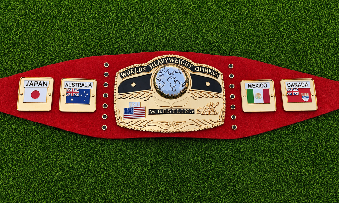 CNC BELTS PT 3\NWA Domed Globe Championship Title Belt