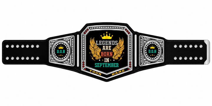 Legends Born In September Belt