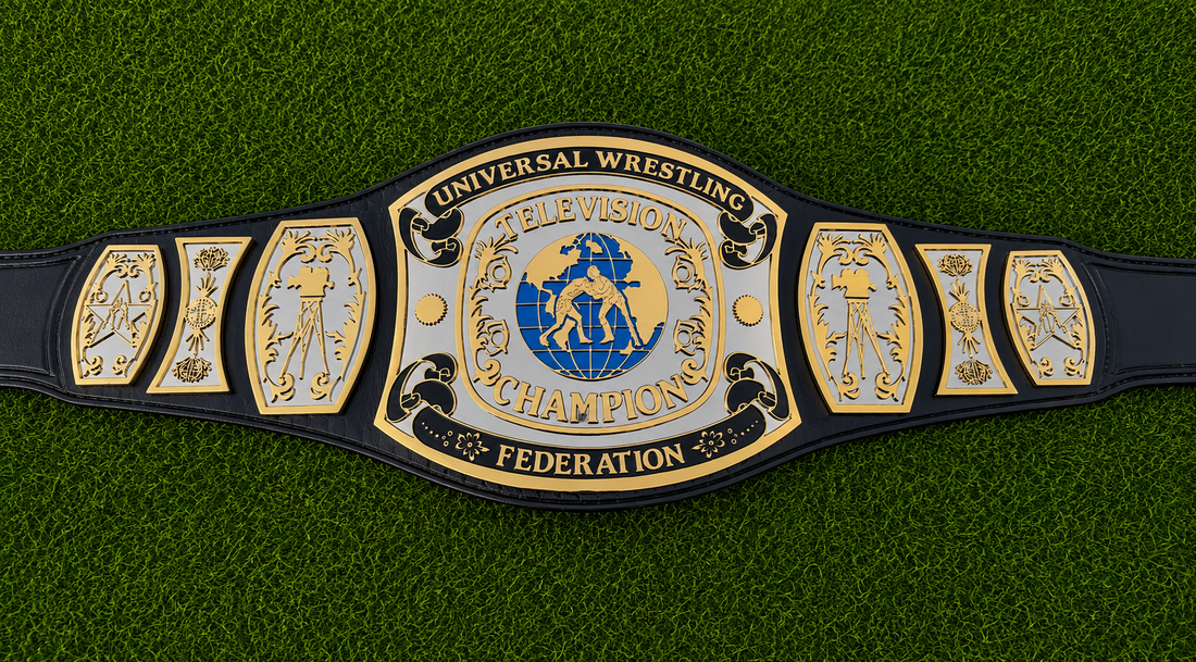 UWF UNIVERSAL TV Wrestling Championship Title Belt HD CNC