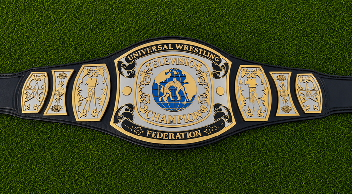 UWF UNIVERSAL TV Wrestling Championship Title Belt HD CNC