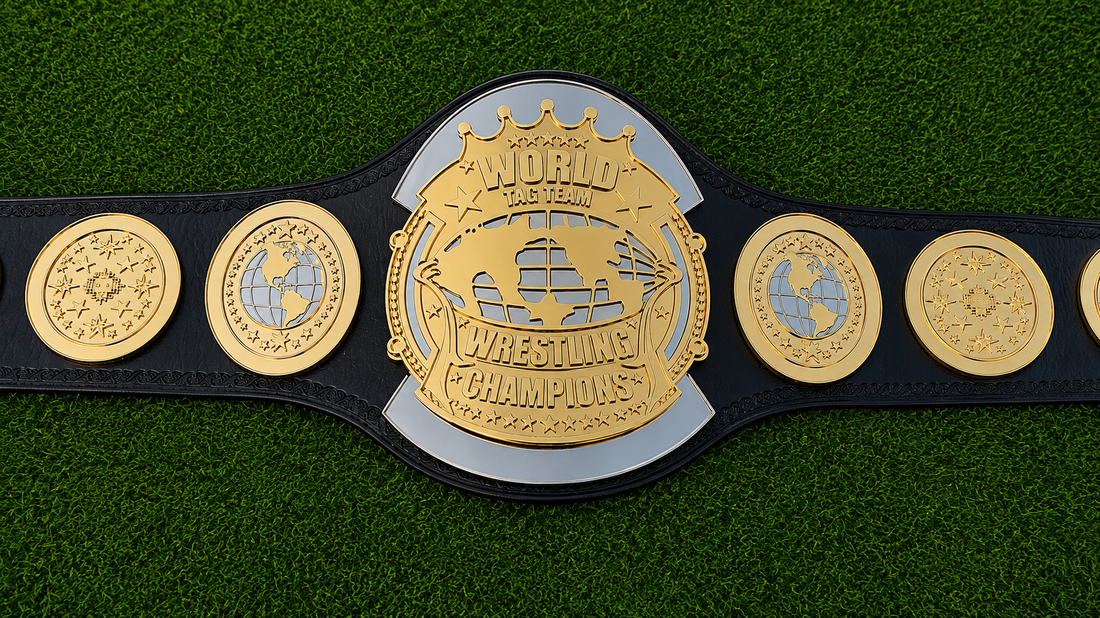 WORLD TAG TEAM Wrestling Championship HD CNC Title Belt