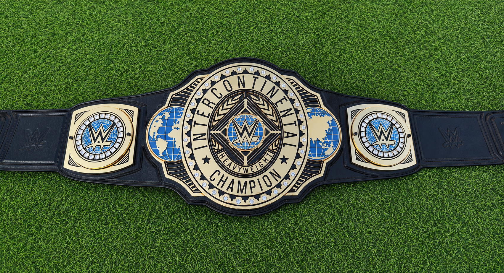 WWE Intercontinental Championship Title Belt HD CNC Stacked Plated