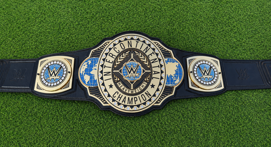 WWE Intercontinental Championship Title Belt HD CNC Stacked Plated
