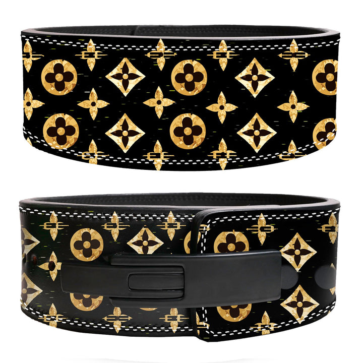 Luxury Pattern Gym Lever Belt