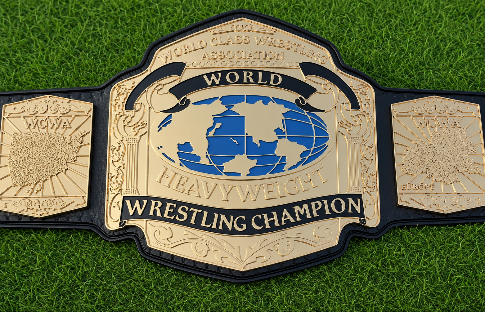 WCWA World Heavyweight Wrestling Championship Title Belt