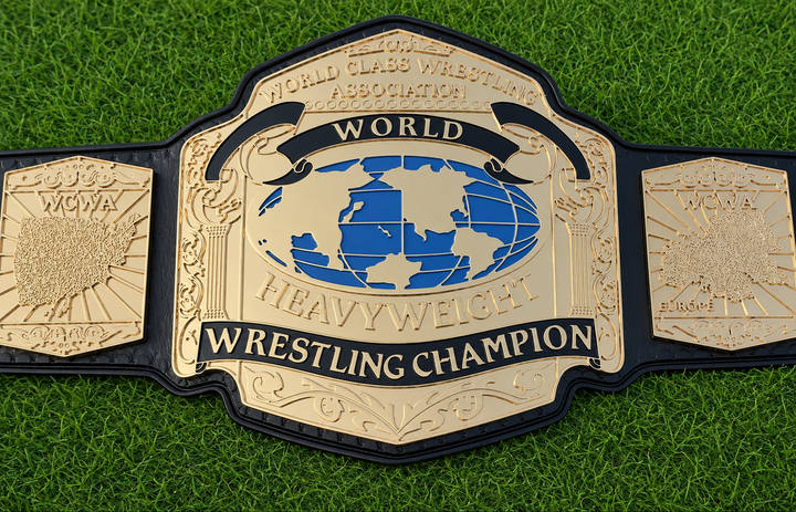 WCWA World Heavyweight Wrestling Championship Title Belt