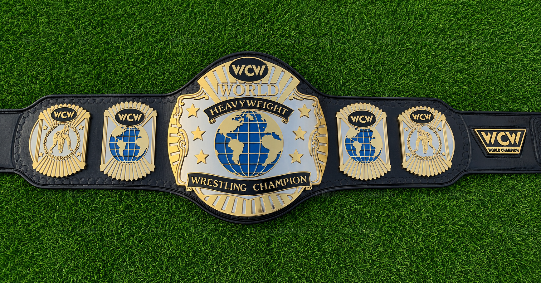 WCW World Heavyweight Wrestling Dual Plated HD CNC Title Belt