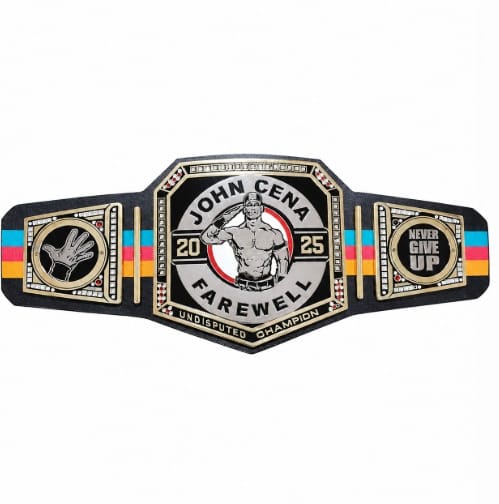 John Cena 2025 Farewell Undisputed Championship Belt  Limited Edition Replica Title