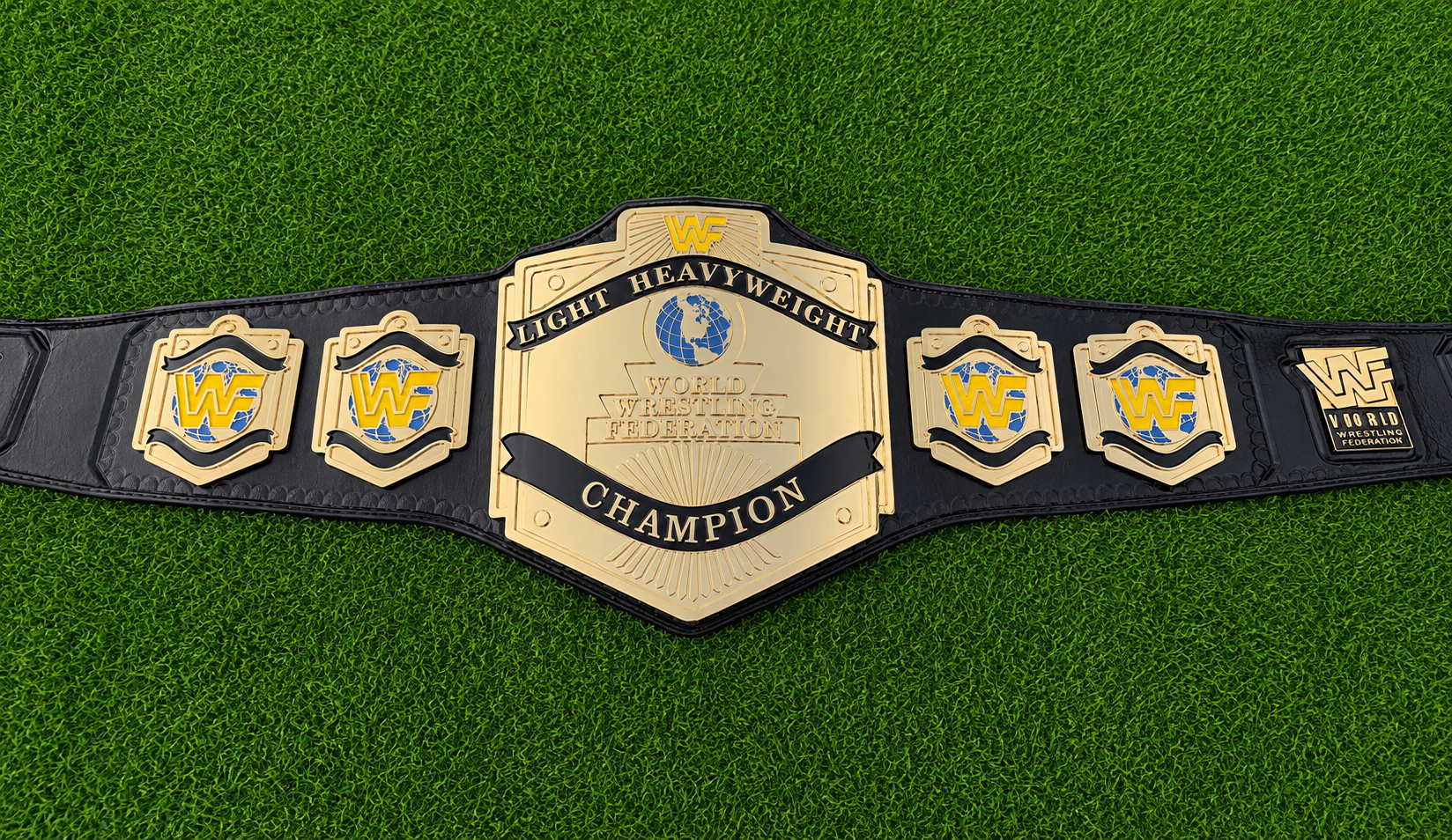 WWF Light Heavyweight World Wrestling Title Belt HD CNC