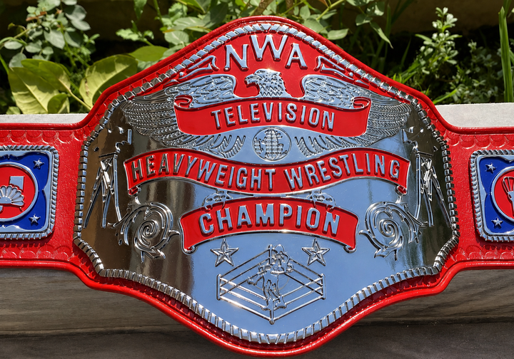 NWA TV Wrestling Championship Title Belt HD CNC