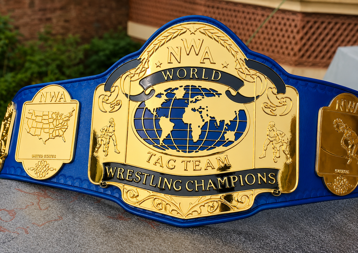 NWA World Tag Team Wrestling Champion Title Belt  HD CNC