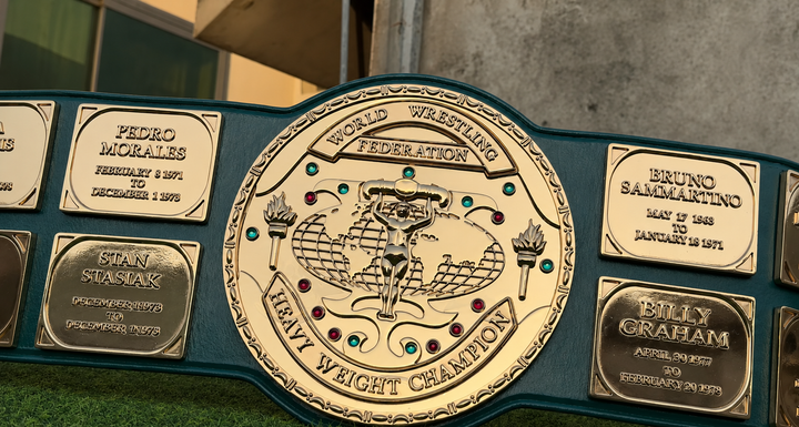 Big Green Wrestling Championship Title Belt  HD CNC 3D Stacked Plated