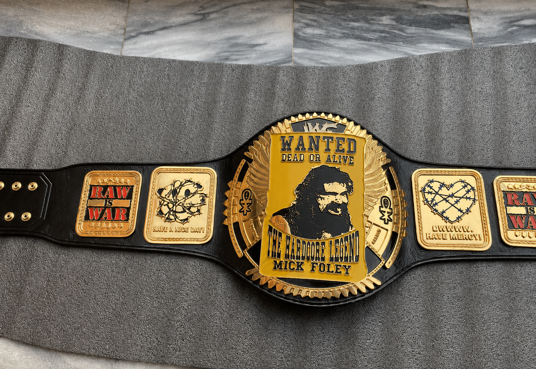 WWF Mick Foley Hardcore Legend HD CNC Title Belt